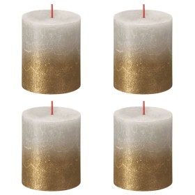 Bolsius Rustic Sunset Candles 4 Einheiten grau und gold 80x68 mm von Bolsius, Kerzen - Ref: Foro24-440898, Preis: 20,96 €, Ra...