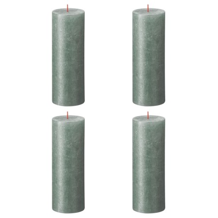 Bolsius Velas rústicas Shimmer 4 unidades azul óxido 190x68 mm de Bolsius, Velas - Ref: Foro24-440895, Precio: 26,78 €, Descu...