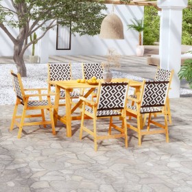 Garden dining set 7 pieces solid acacia wood by vidaXL, Garden sets - Ref: Foro24-3087125, Price: 478,49 €, Discount: %