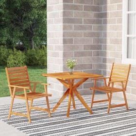 Garden dining set 3 pieces solid acacia wood by vidaXL, Garden sets - Ref: Foro24-3087135, Price: 264,09 €, Discount: %