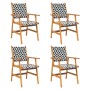 Garden dining set 5 pieces solid acacia wood by vidaXL, Garden sets - Ref: Foro24-3087140, Price: 390,45 €, Discount: %