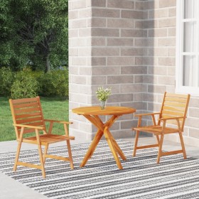 Garden dining set 3 pieces solid acacia wood by vidaXL, Garden sets - Ref: Foro24-3087128, Price: 244,99 €, Discount: %