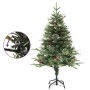 Árbol de Navidad con luces y piñas PVC PE verde 120 cm de vidaXL, Arboles de navidad - Ref: Foro24-3094555, Precio: 96,45 €, ...