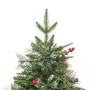 Weihnachtsbaum mit Lichtern und Tannenzapfen PVC PE grün 120 cm von vidaXL, Weihnachtsbäume - Ref: Foro24-3094555, Preis: 92,...