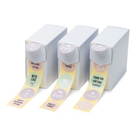 rillprint Gift Stickers 250 Pieces x 3 Pastel Rolls by rillprint, labeling tape - Ref: Foro24-441051, Price: 21,99 €, Discoun...