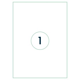 rillprint Self-adhesive labels 210x297 mm 500 sheets white by rillprint, Address labels - Ref: Foro24-441033, Price: 33,99 €,...