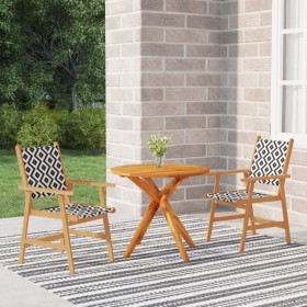 Garden dining set 3 pieces solid acacia wood by vidaXL, Garden sets - Ref: Foro24-3087130, Price: 241,71 €, Discount: %