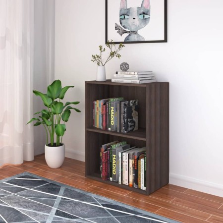 Engineered wood bookshelf in Sonoma grey, 60x31x78 cm. by vidaXL, Bookcases and shelves - Ref: Foro24-340213, Price: 30,17 €,...