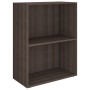 Estantería de madera de ingeniería gris Sonoma 60x31x78 cm de vidaXL, Librerías y estanterías - Ref: Foro24-340213, Precio: 2...