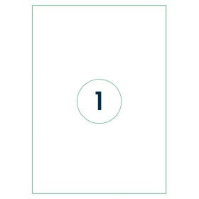 rillprint Self-adhesive labels 210x297 mm 1000 sheets white by rillprint, Address labels - Ref: Foro24-441040, Price: 59,99 €...