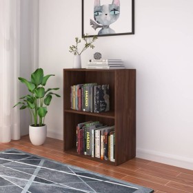 Brown oak chipboard shelf 60x31x78 cm by vidaXL, Bookcases and shelves - Ref: Foro24-340215, Price: 53,99 €, Discount: %