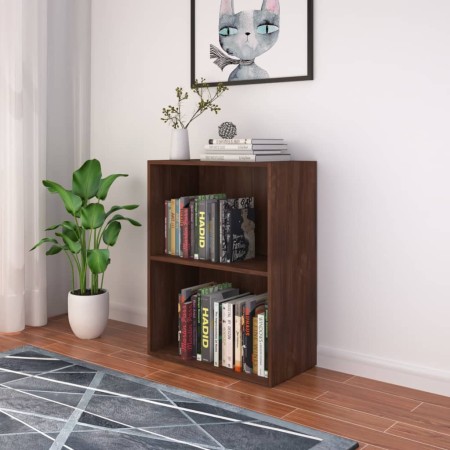 Brown oak chipboard shelf 60x31x78 cm by vidaXL, Bookcases and shelves - Ref: Foro24-340215, Price: 53,88 €, Discount: %