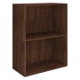 Estantería de aglomerado roble marrón 60x31x78 cm de vidaXL, Librerías y estanterías - Ref: Foro24-340215, Precio: 53,88 €, D...