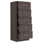 Sonoma oak plywood chest of drawers 41x35x106 cm by vidaXL, Lockers and storage cabinets - Ref: Foro24-340228, Price: 97,91 €...