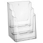 Europel Soporte de folleto 3xA4 acrílico transparente de Europel, Atrezo y modelos para escaparates de tiendas - Ref: Foro24-...