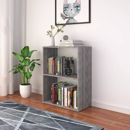 Concrete chipboard shelf 60x31x78 cm by vidaXL, Bookcases and shelves - Ref: Foro24-340212, Price: 40,99 €, Discount: %