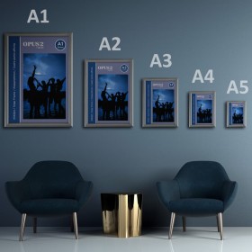 Europel Poster frame A2 25 mm aluminum by Europel, Photo frames - Ref: Foro24-441085, Price: 31,00 €, Discount: %