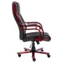 Silla de oficina de masaje de cuero auténtico marrón de vidaXL, Sillas de oficina - Ref: Foro24-20567, Precio: 299,81 €, Desc...