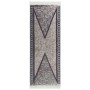 Alfombra de algodón negra y gris 100x300 cm de vidaXL, Alfombras - Ref: Foro24-340089, Precio: 38,05 €, Descuento: %