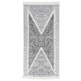 Black and gray cotton rug 100x200 cm by vidaXL, Rugs - Ref: Foro24-340088, Price: 27,08 €, Discount: %