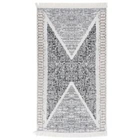 Black and grey cotton rug 120x180 cm by vidaXL, Rugs - Ref: Foro24-340090, Price: 26,17 €, Discount: %