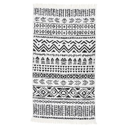 Black and white cotton rug 120x180 cm by vidaXL, Rugs - Ref: Foro24-340096, Price: 31,99 €, Discount: %