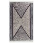 Alfombra de algodón negra y gris 160x230 cm de vidaXL, Alfombras - Ref: Foro24-340091, Precio: 44,46 €, Descuento: %