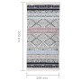 Baumwollteppich in Rosa und Aquamarin, 100 x 200 cm von vidaXL, Teppiche - Ref: Foro24-340100, Preis: 27,99 €, Rabatt: %