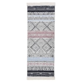 Pink and aquamarine cotton rug 100x300 cm by vidaXL, Rugs - Ref: Foro24-340101, Price: 40,22 €, Discount: %