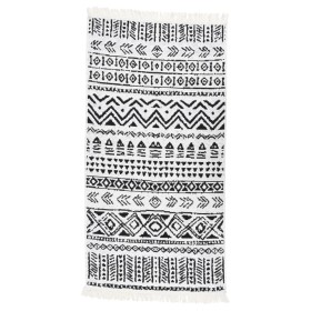 Black and white cotton rug 80x150 cm by vidaXL, Rugs - Ref: Foro24-340092, Price: 20,99 €, Discount: %