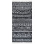 Alfombra de algodón negra y blanca 80x150 cm de vidaXL, Alfombras - Ref: Foro24-340092, Precio: 20,63 €, Descuento: %