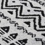 Black and white cotton rug 80x150 cm by vidaXL, Rugs - Ref: Foro24-340092, Price: 20,63 €, Discount: %