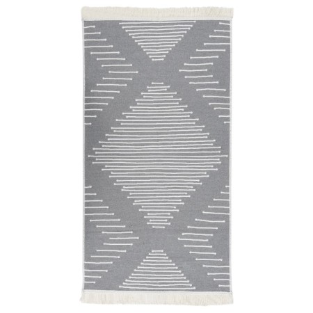 Dark gray cotton rug 80x150 cm by vidaXL, Rugs - Ref: Foro24-340128, Price: 24,20 €, Discount: %