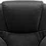 Sillón de oficina de masaje negro cuero auténtico de vidaXL, Sillas de oficina - Ref: Foro24-20581, Precio: 301,63 €, Descuen...