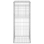 Cesta poste de gaviones de hierro 40x40x100 cm de vidaXL, Postes de cerca - Ref: Foro24-151260, Precio: 39,74 €, Descuento: %