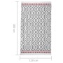 Alfombra de algodón gris 120x180 cm de vidaXL, Alfombras - Ref: Foro24-340138, Precio: 29,04 €, Descuento: %