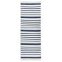 Navy blue cotton rug 100x300 cm by vidaXL, Rugs - Ref: Foro24-340125, Price: 40,99 €, Discount: %