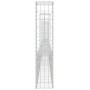 U-shaped gabion basket with 5 iron posts measuring 500x20x100 cm. by vidaXL, fence panels - Ref: Foro24-151278, Price: 122,06...