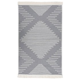 Dark gray cotton rug 120x180 cm by vidaXL, Rugs - Ref: Foro24-340132, Price: 31,99 €, Discount: %