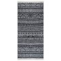 Alfombra de algodón negra y blanca 100x200 cm de vidaXL, Alfombras - Ref: Foro24-340094, Precio: 27,56 €, Descuento: %