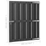 Puerta de jardín de WPC gris 100x112 cm de vidaXL, Puertas de jardín - Ref: Foro24-318103, Precio: 126,99 €, Descuento: %