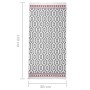 Alfombra de algodón gris 80x150 cm de vidaXL, Alfombras - Ref: Foro24-340134, Precio: 25,46 €, Descuento: %