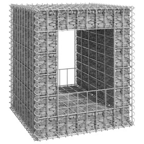 Iron gabion pole basket 50x50x60 cm by vidaXL, fence posts - Ref: Foro24-151266, Price: 38,97 €, Discount: %