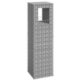 Iron gabion pole basket 50x50x180 cm by vidaXL, fence posts - Ref: Foro24-151272, Price: 62,71 €, Discount: %