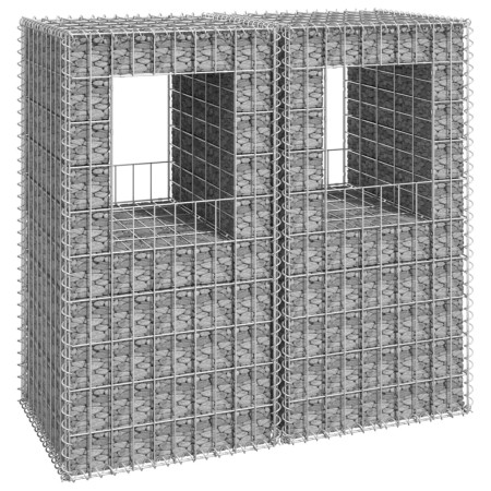 Gabion post baskets 2 units iron 50x50x100 cm by vidaXL, fence posts - Ref: Foro24-151269, Price: 53,95 €, Discount: %