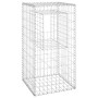 Cestas postes de gaviones 2 unidades hierro 50x50x100 cm de vidaXL, Postes de cerca - Ref: Foro24-151269, Precio: 53,95 €, De...