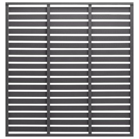 WPC gray fence panel 180x180 cm by vidaXL, fence panels - Ref: Foro24-318110, Price: 201,13 €, Discount: %