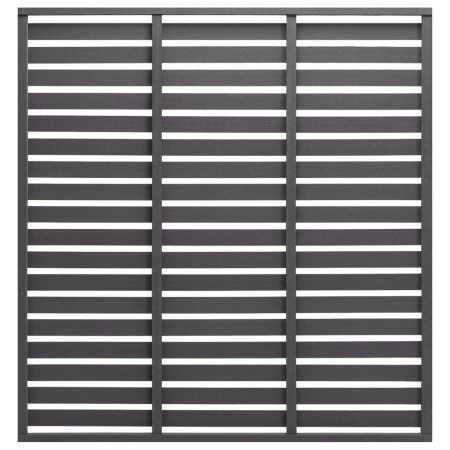 WPC gray fence panel 180x180 cm by vidaXL, fence panels - Ref: Foro24-318110, Price: 200,69 €, Discount: %