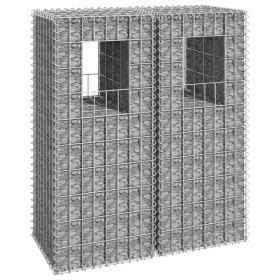 Gabion post baskets 2 units iron 40x40x100 cm by vidaXL, fence posts - Ref: Foro24-151261, Price: 42,53 €, Discount: %