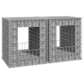 Cestas postes de gaviones 2 unidades hierro 50x50x60 cm de vidaXL, Postes de cerca - Ref: Foro24-151267, Precio: 41,87 €, Des...